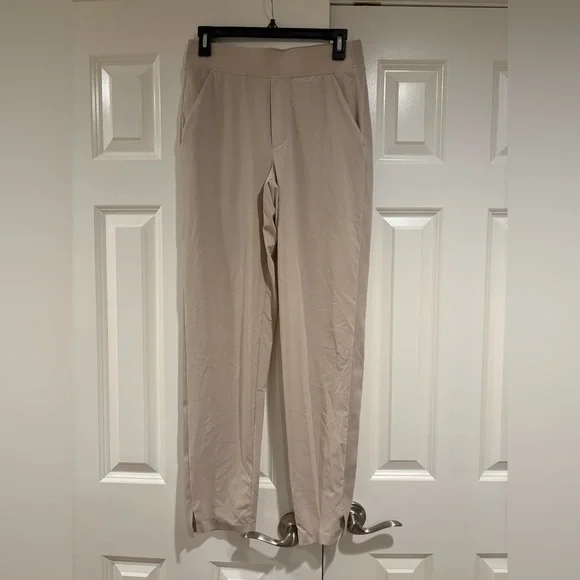 Athleta Brooklyn Mid Rise Pant Jogger Size 4 Tall Abalone Color - Picture 3 of 7